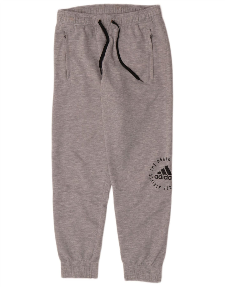 Adidas Pantalon de survêtement graphique pour homme Gris moyen Polyester