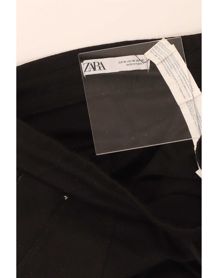 Pantalon De Survêtement Zara Homme Pantalon De Jogging Noir Moyen Polyester