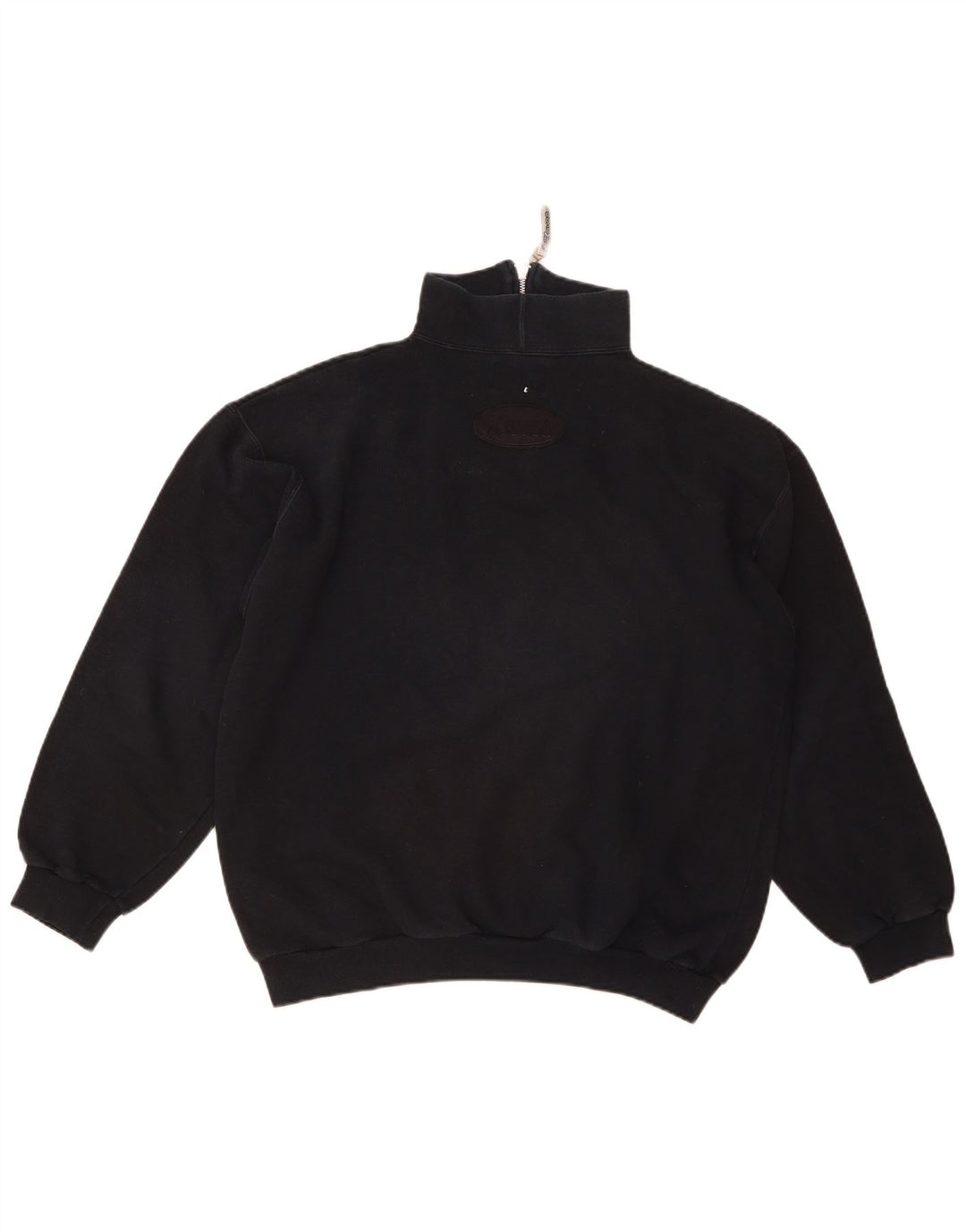 SEVEN 7 Sweat-shirt graphique à col zippé pour hommes, grand coton bleu marine