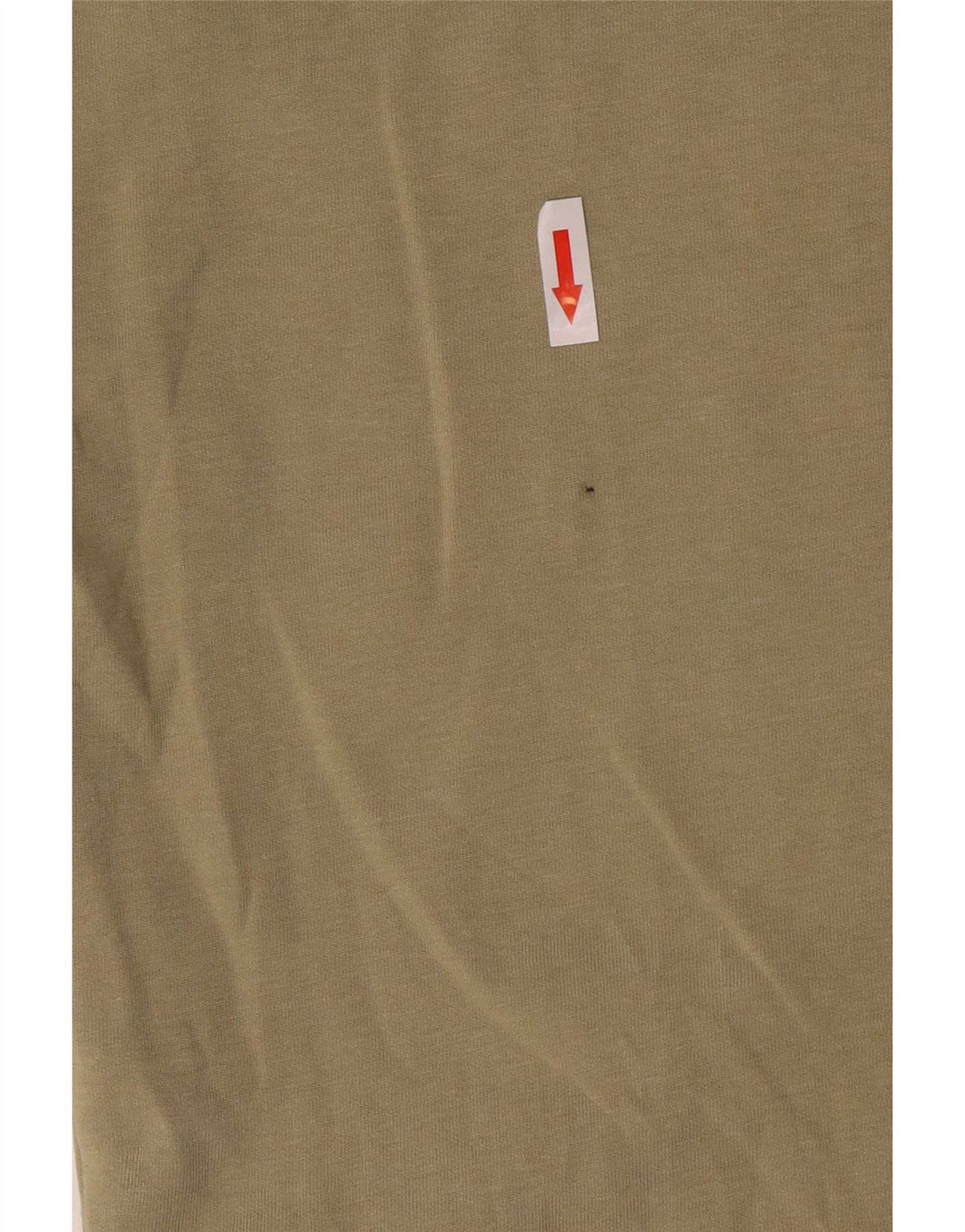 Zara Homme T-Shirt Top Petit Kaki Coton