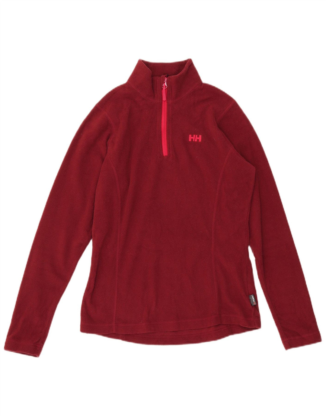 HELLY HANSEN Pull polaire à col zippé pour femme UK 10 Small Marron Polyester