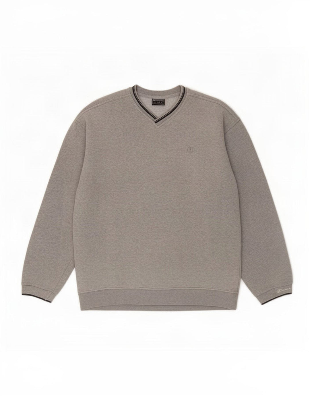 Champion Sweat-Shirt Homme Gris Moyen Coton