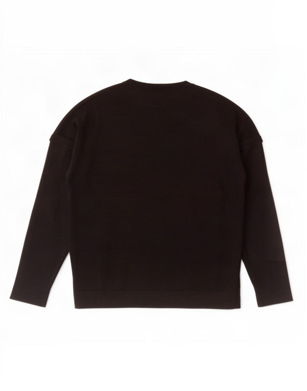 Zara Pull col bateau pour homme Noir Taille L