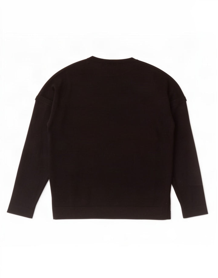 Zara Pull col bateau pour homme Noir Taille L