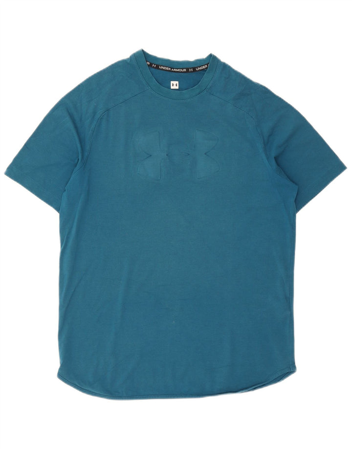 Under Armour T-Shirt Graphique Homme Bleu Moyen Coton