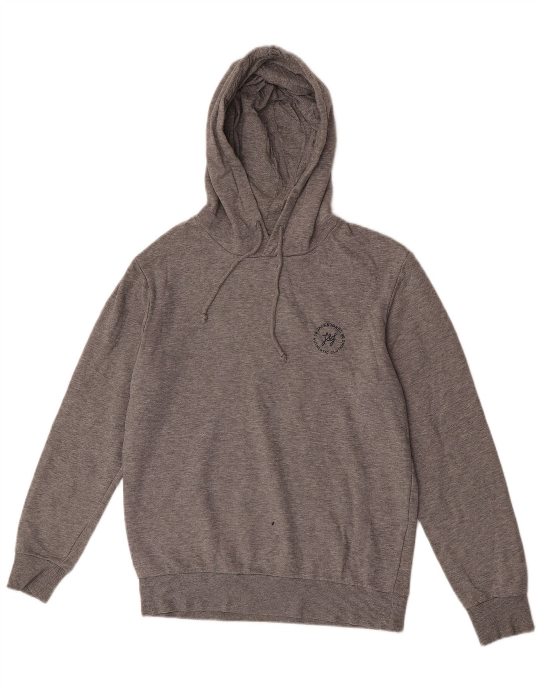Jack & Jones Pull à Capuche Homme Gris Moyen Moucheté Coton