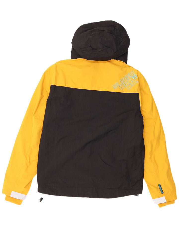 SUPERDRY Veste coupe-vent graphique pour hommes UK 38 Medium Black Colourblock