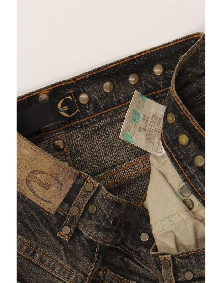 Just Cavalli Jean Bootcut Femme W29 L27 Coton Marron