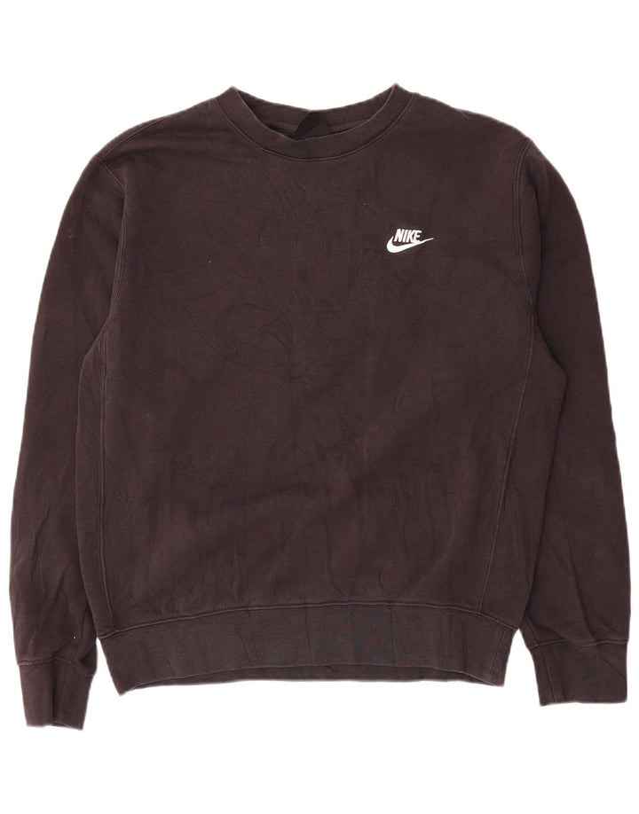 Nike Sweat-shirt pour homme en coton noir Taille S