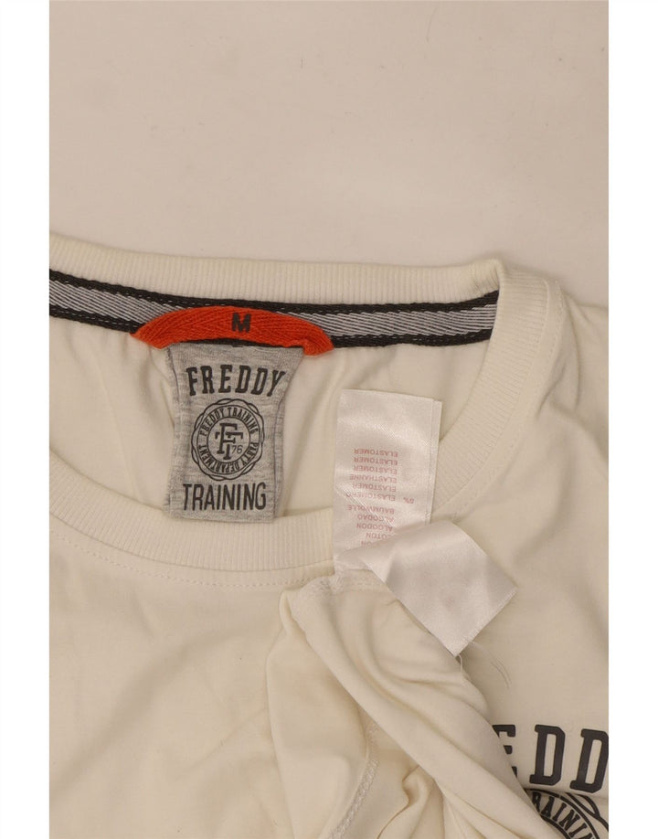 Freddy Débardeur Graphique Homme Blanc Moyen Coton