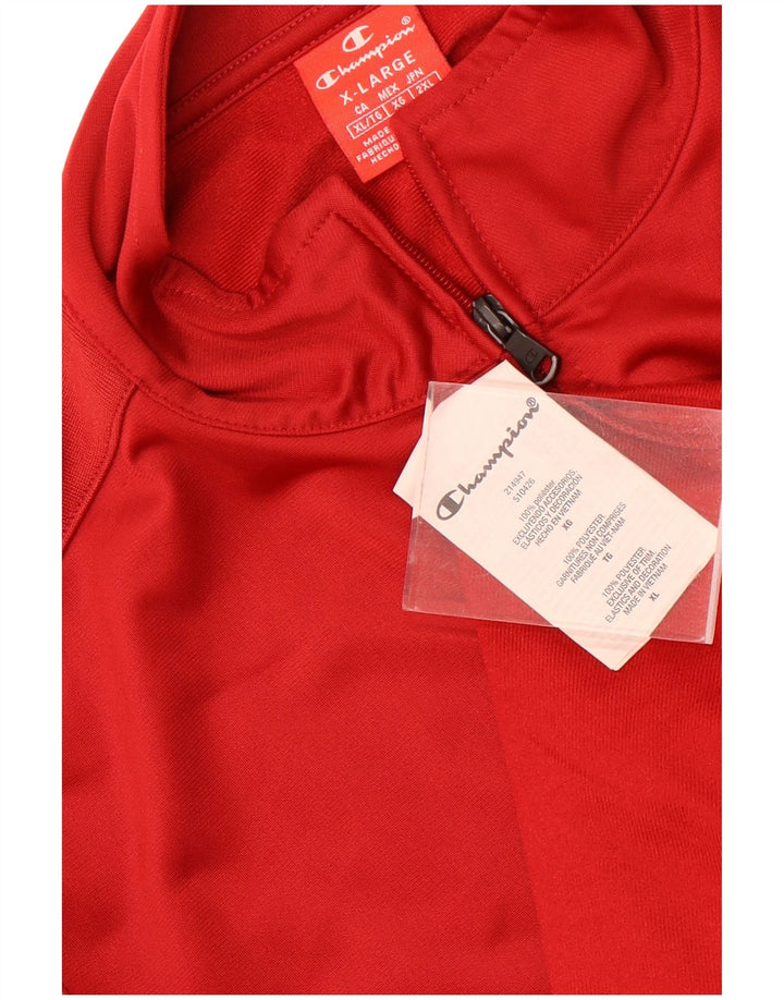 Champion Veste de survêtement pour homme XL Rouge Polyester