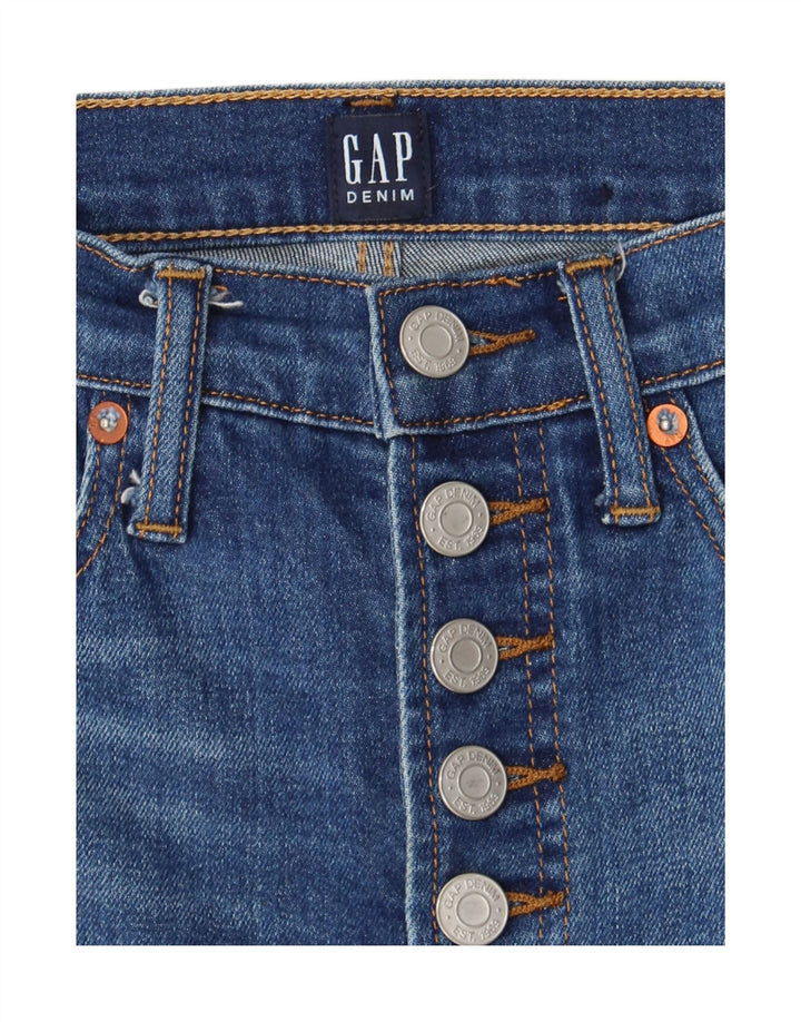 Gap Jean Court Femme IT 42/44 Moyen W28 L26 Bleu Coton