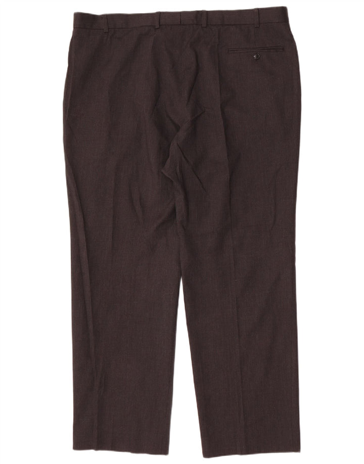Marks & Spencer Pantalon de costume droit pour homme Taille 42 W42 L31 Gris