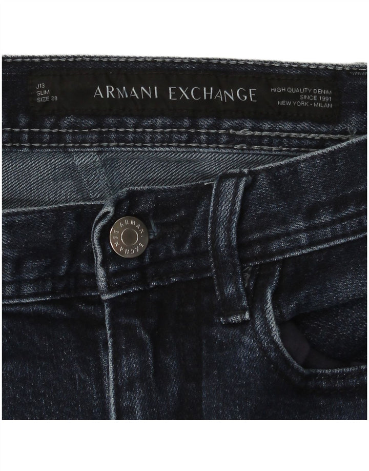 Armani Exchange Jean Slim W28 L31 Homme Bleu Marine