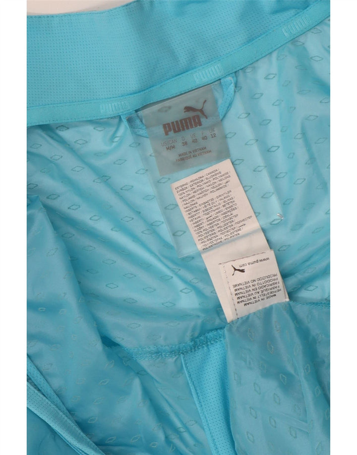 PUMA Veste de pluie pour femme UK 12 Bleu moyen Nylon