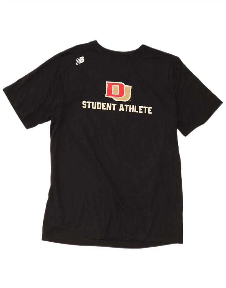 New Balance T-shirt graphique pour hommes Grand noir Polyester