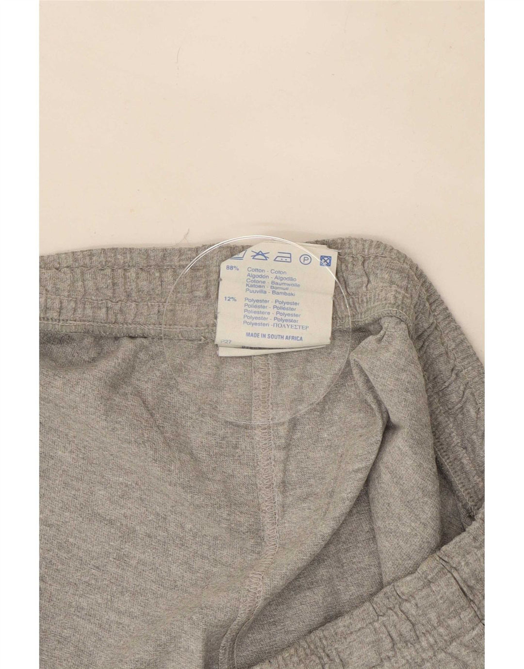 Champion Short de Sport Homme XL Gris Moucheté Coton