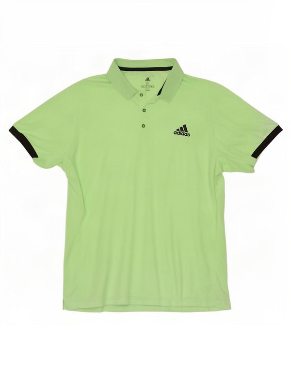 Adidas Homme Climalite Polo XL Vert Polyester