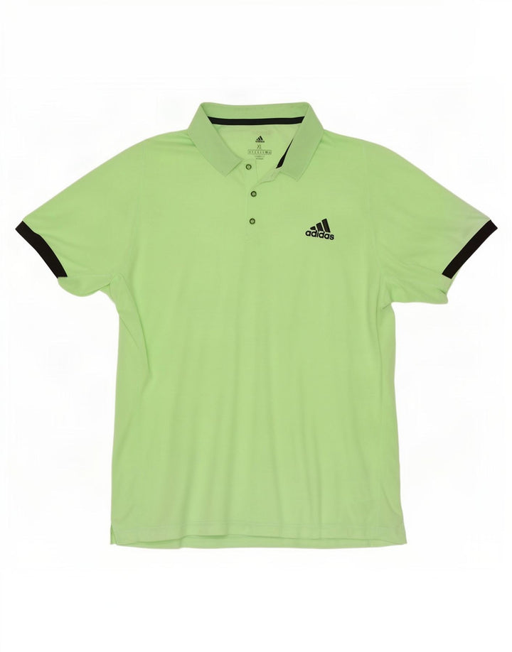 Adidas Homme Climalite Polo XL Vert Polyester