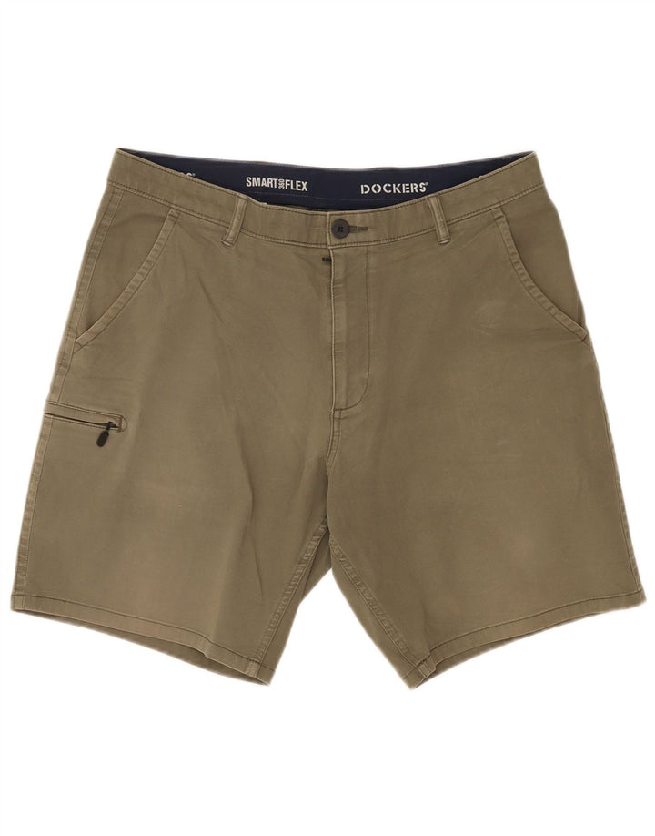 Dockers Short Cargo Homme W34 Grand Kaki Coton