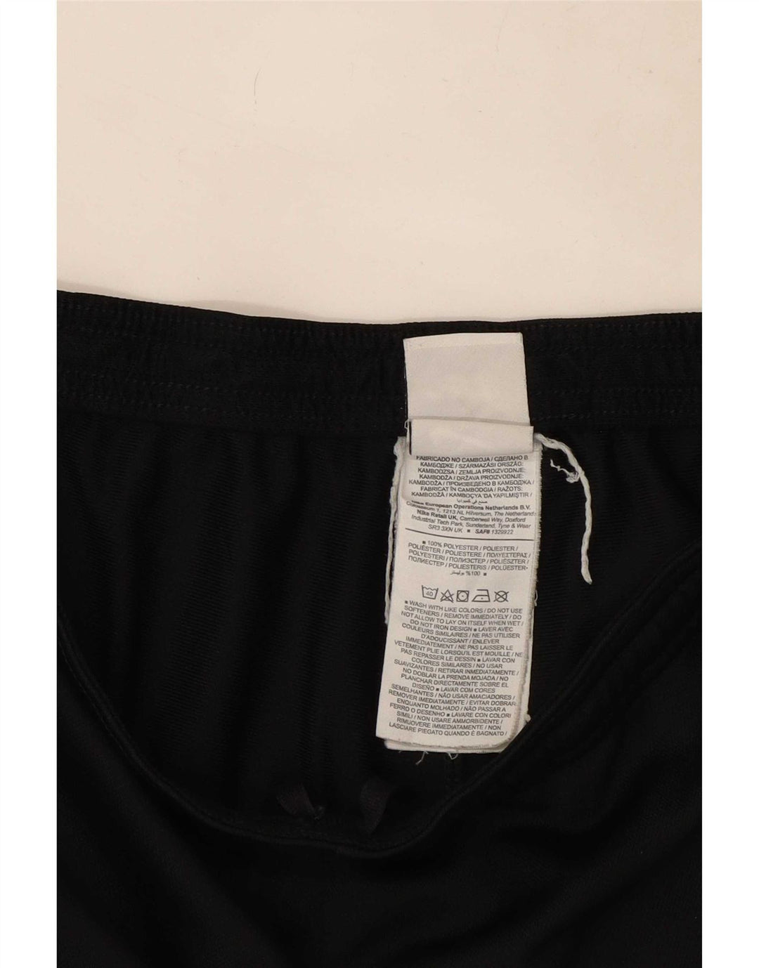 Pantalon de survêtement Nike Dri Fit pour femme UK 12 Polyester noir moyen