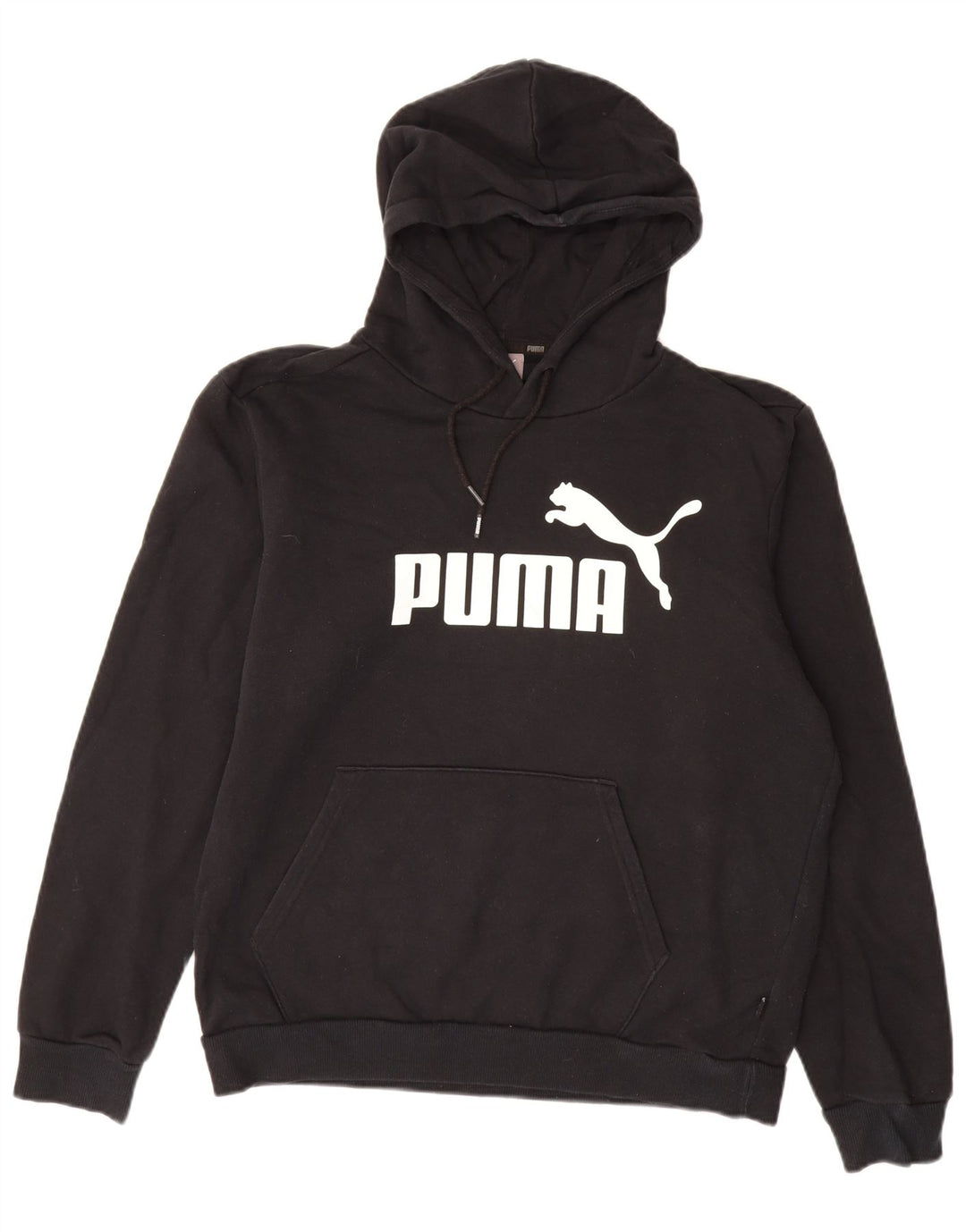 PUMA Sweat à Capuche Graphique Homme Noir Moyen Coton