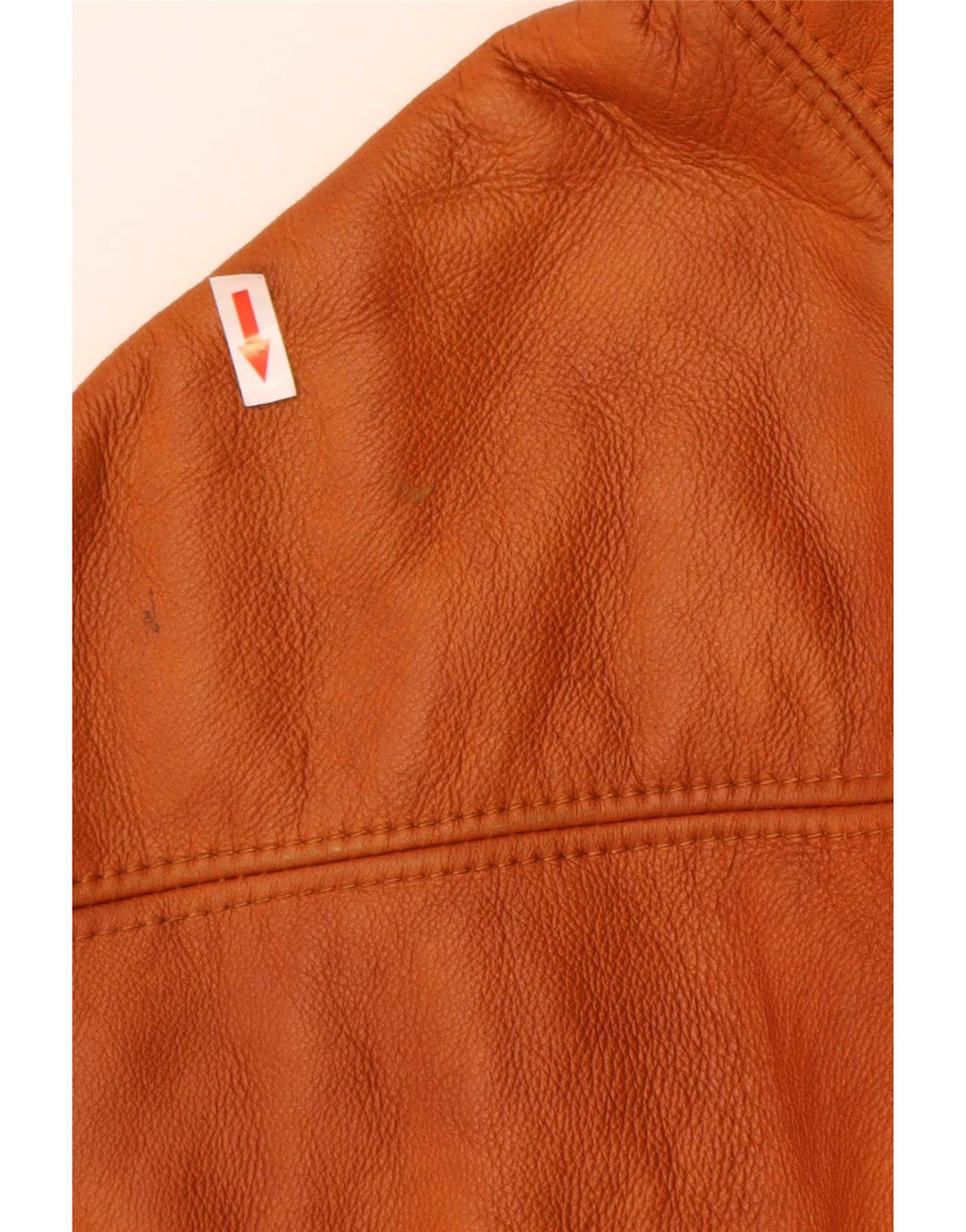 veste en peau de mouton surdimensionnée femme vintage UK 16 Grand Brun
