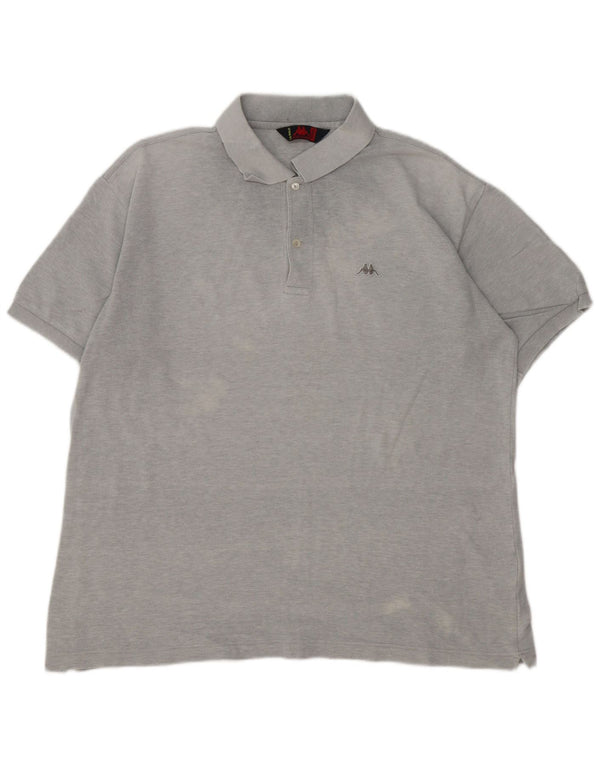 Kappa Polo Homme XL Gris Coton