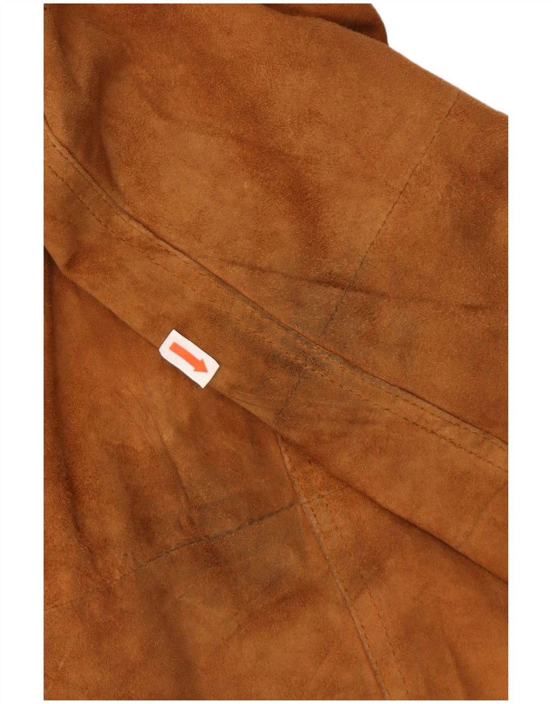 Veste Bomber En Daim Vintage Homme IT 56 3XL Daim Marron