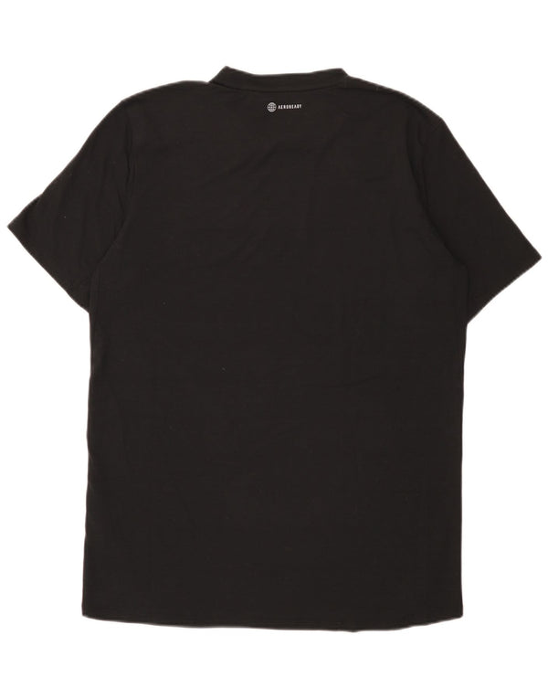 Adidas T-Shirt Homme Haut Noir Moyen Polyester