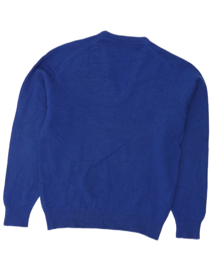 Pringle Pull col V pour homme UK 40 Bleu moyen