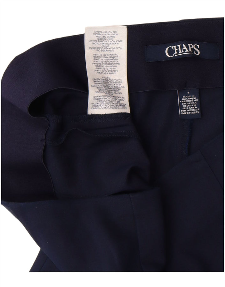 Chaps Pantalon Capri Femme US 6 Medium W27 L21 Bleu Marine Polyester