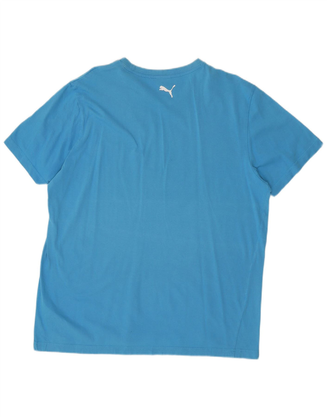 Puma T-Shirt Graphique Top XL Homme Bleu Coton