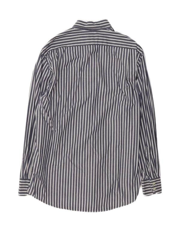 Lacoste Chemise homme Taille 41 Coton bleu marine moyen à fines rayures