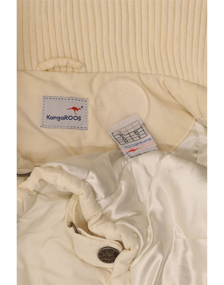 KANGAROOS Veste matelassée pour femme UK 18 XL Coton blanc