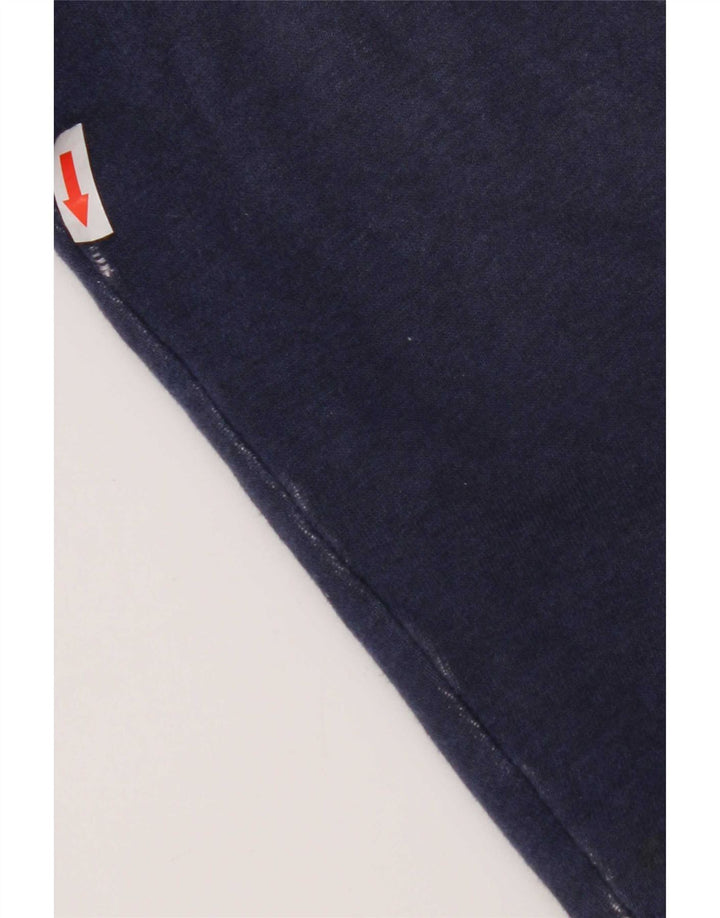 Tommy Hilfiger Veste de survêtement Sherpa pour homme en coton bleu Taille L