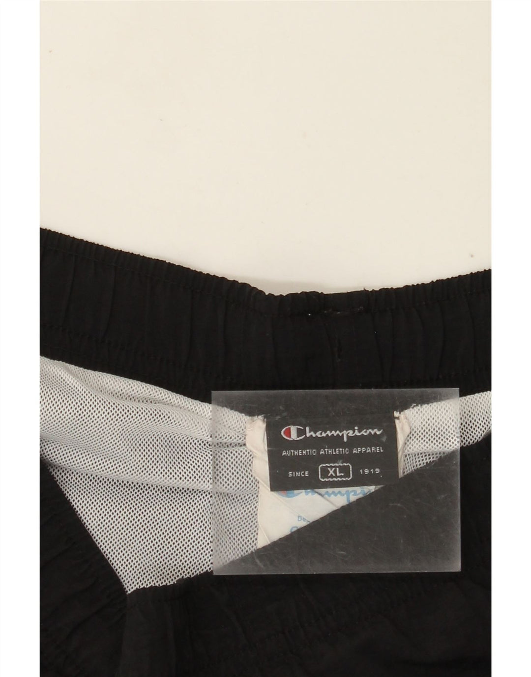 CHAMPION Short de Bain Homme XL Noir Polyester