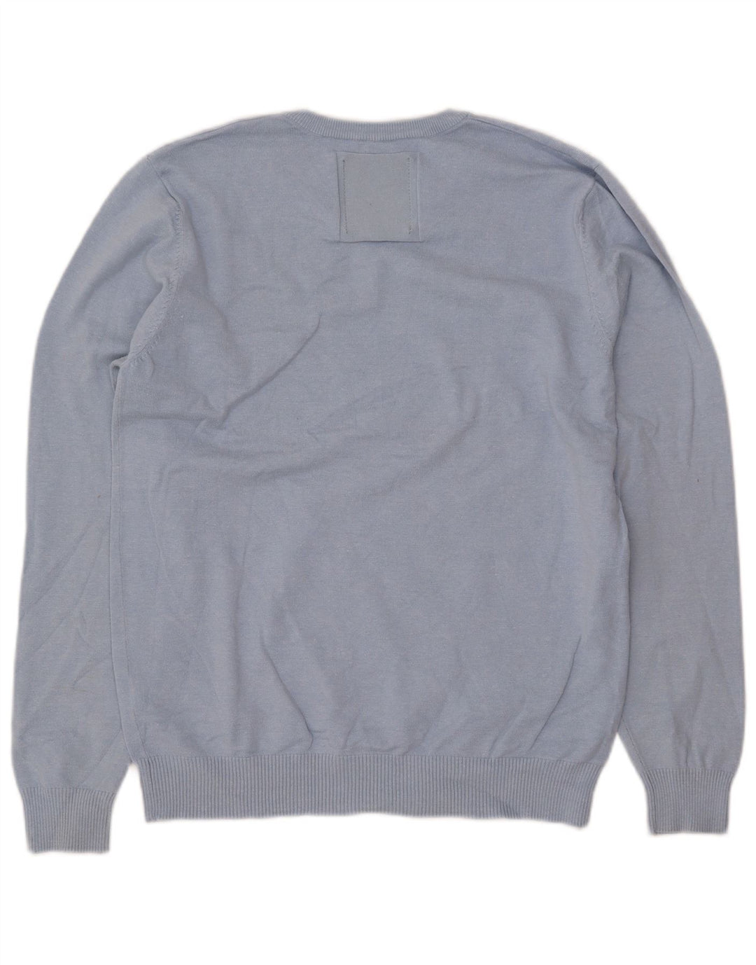 JACK & JONES Pull Col V Homme Large Bleu Acrylique