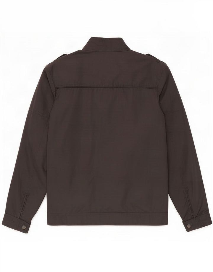 Jack & Jones Veste militaire pour homme UK 40 Large Noir Polyester
