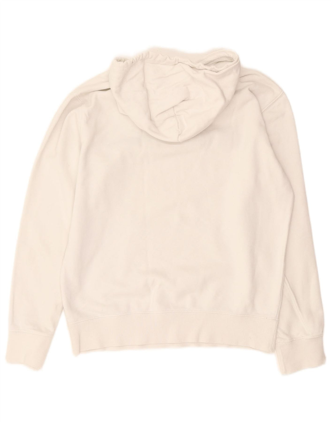 CHAMPION Pull à Capuche Graphique Homme Blanc Moyen Coton