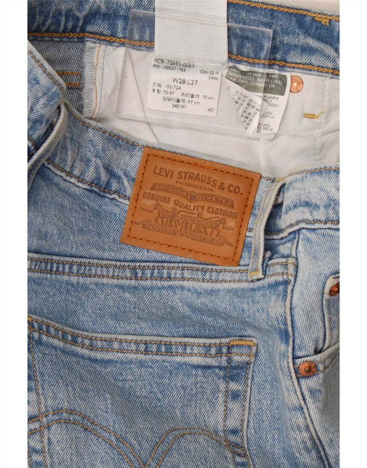 Levi's Jean Droit Ribcage Femme W28 L27 Bleu Coton