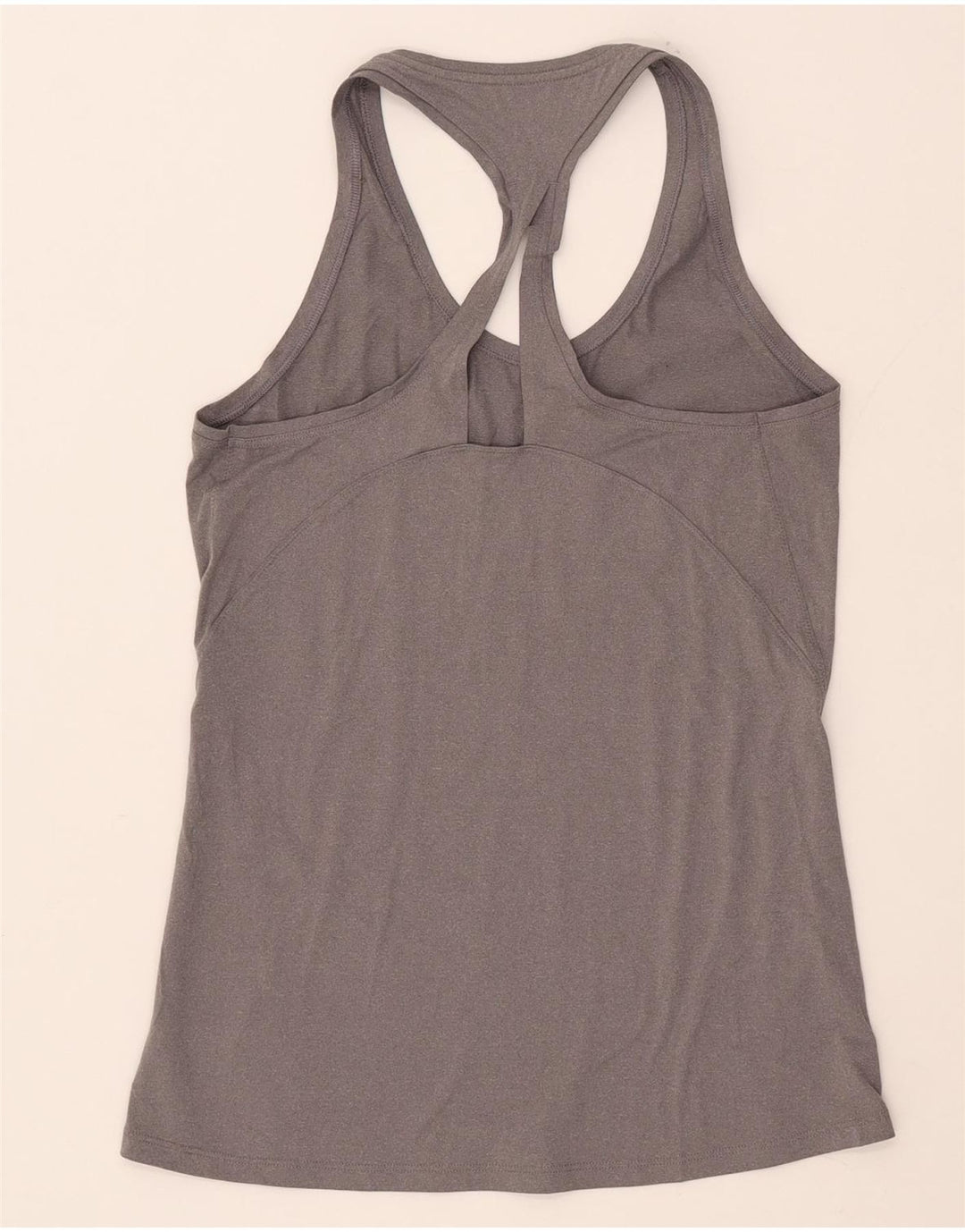 ATHLETA Débardeur Femme UK 8 Petit Gris Polyester