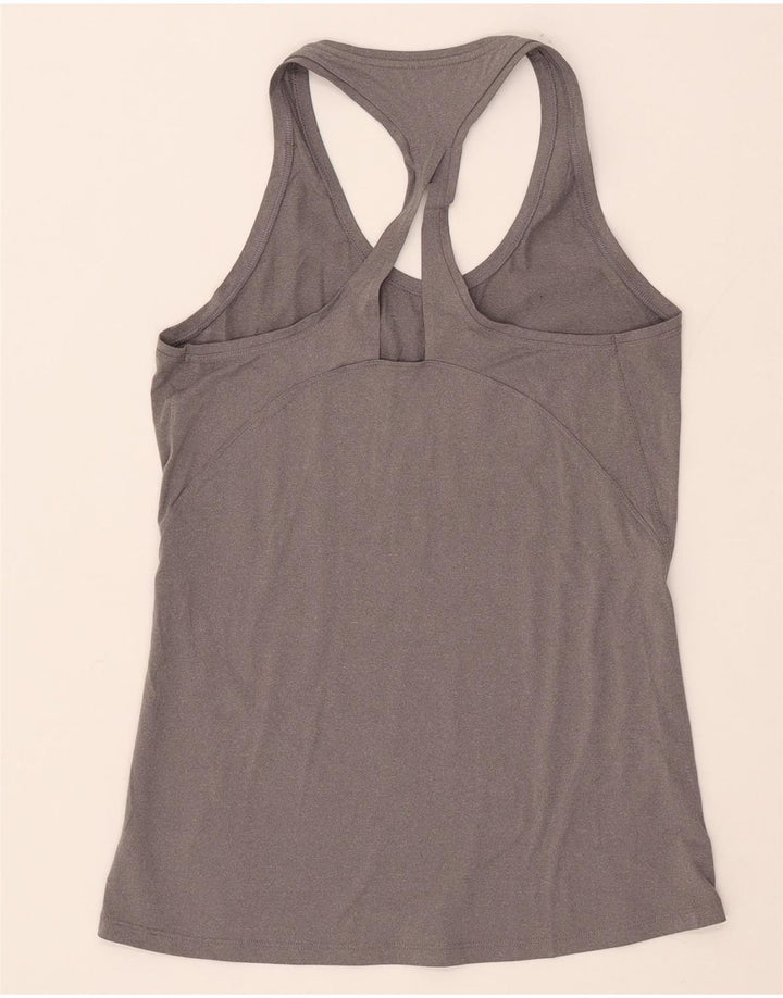 ATHLETA Débardeur Femme UK 8 Petit Gris Polyester