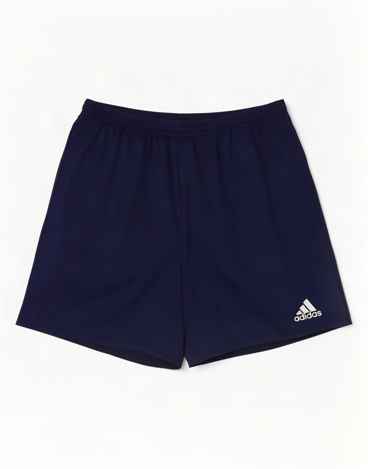 Adidas Hommes Climalite Sport Shorts XL Bleu Marine Polyester