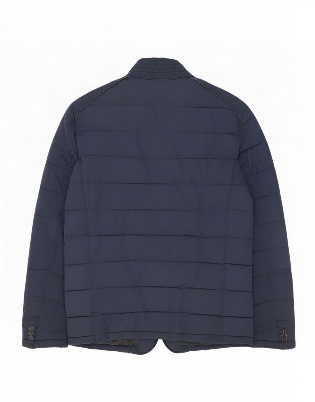 Zara Veste matelassée pour homme UK 38 Bleu marine moyen Polyester