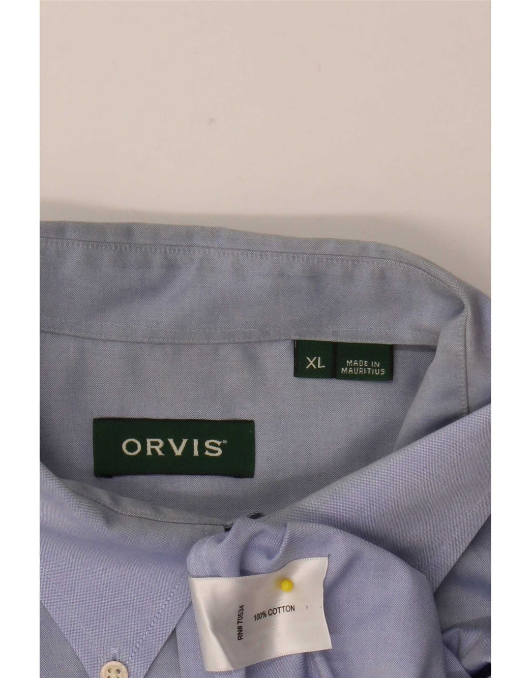Chemise Homme Orvis XL Bleu Coton