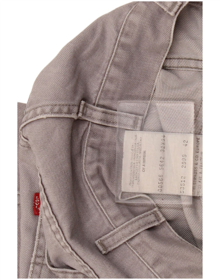 Levi's Jean Droit Femme W32 L28 Gris Coton