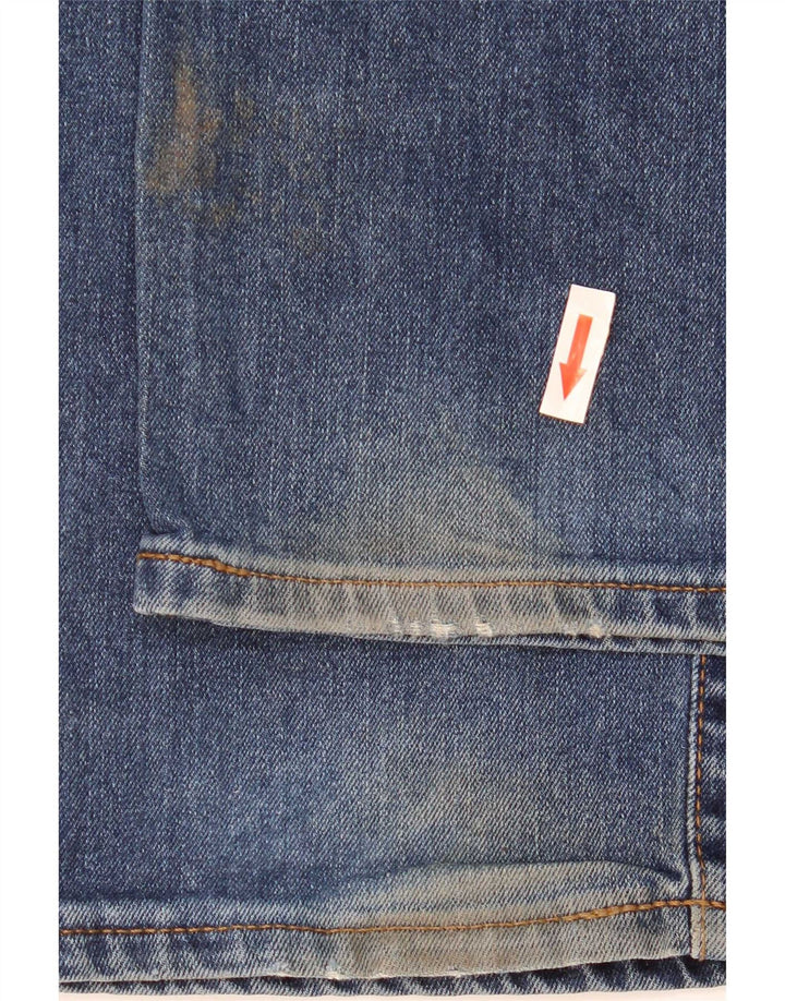 Marks & Spencer Jean droit régulier pour homme W38 L33 bleu coton