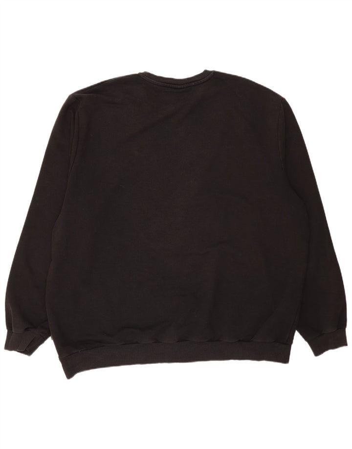 PUMA Sweat-shirt graphique pour homme en coton noir 3XL