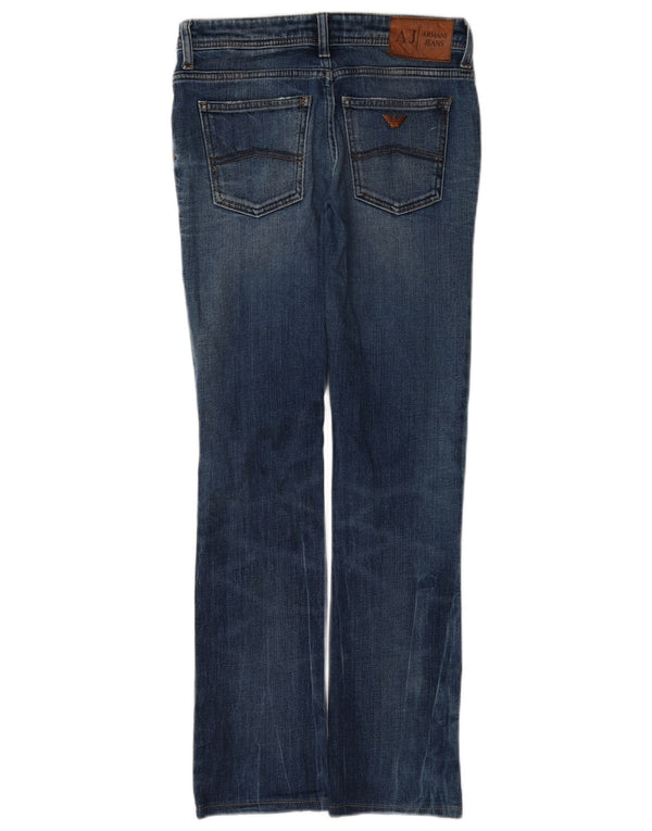 Armani Femme Jean Slim Bootcut W26 L29 Bleu Coton